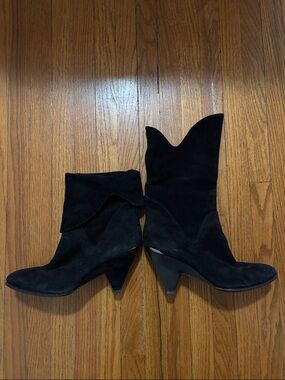 Black Suede Women's Sigerson Morrison Belle Ankle Boots